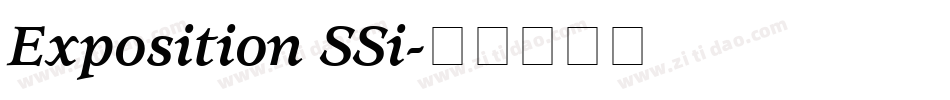 Exposition SSi字体转换